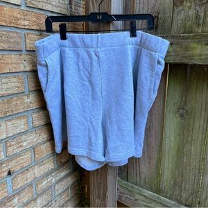 Aerie Oversized Heather Gray Sweat Shorts NWT